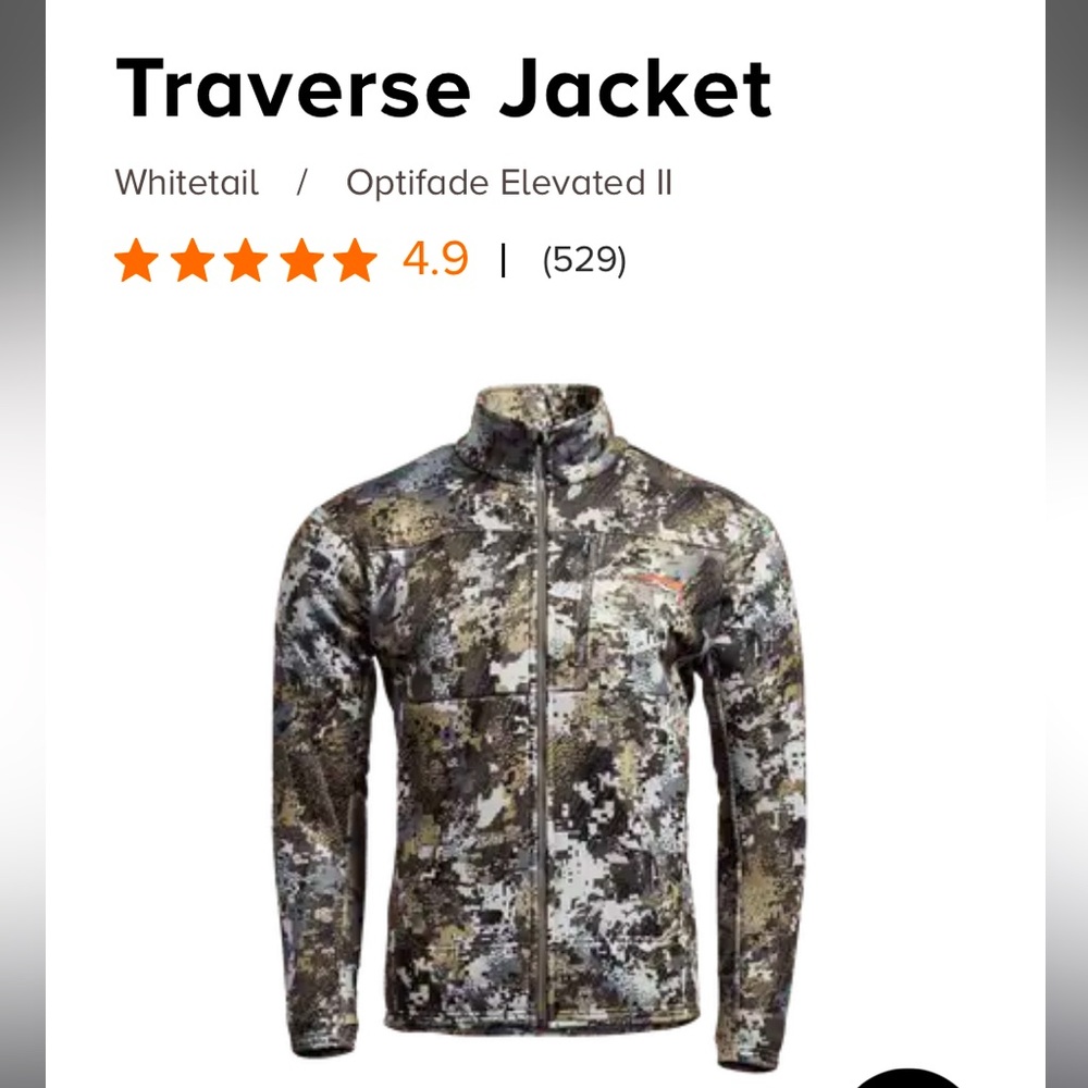 Sitka Gear Traverse Jacket Size L